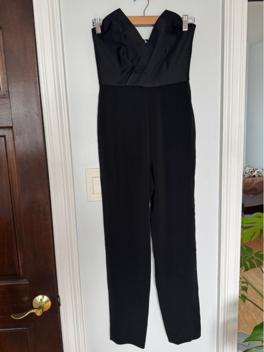 Jay Godfrey Black Strapless Jumpsuit in Size 0